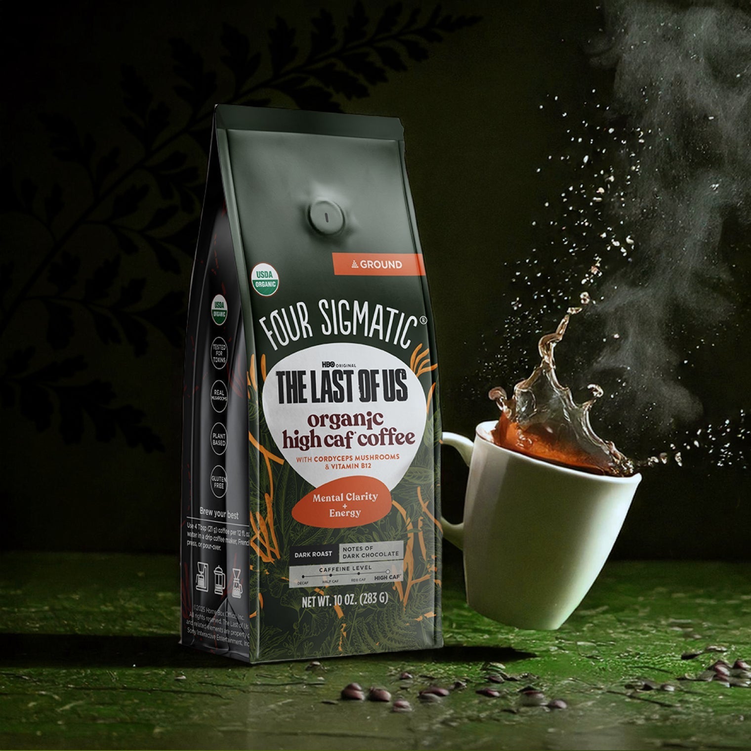 HBO Original The Last Of Us - Organic High Caf Ground Coffee - Focus Coffee