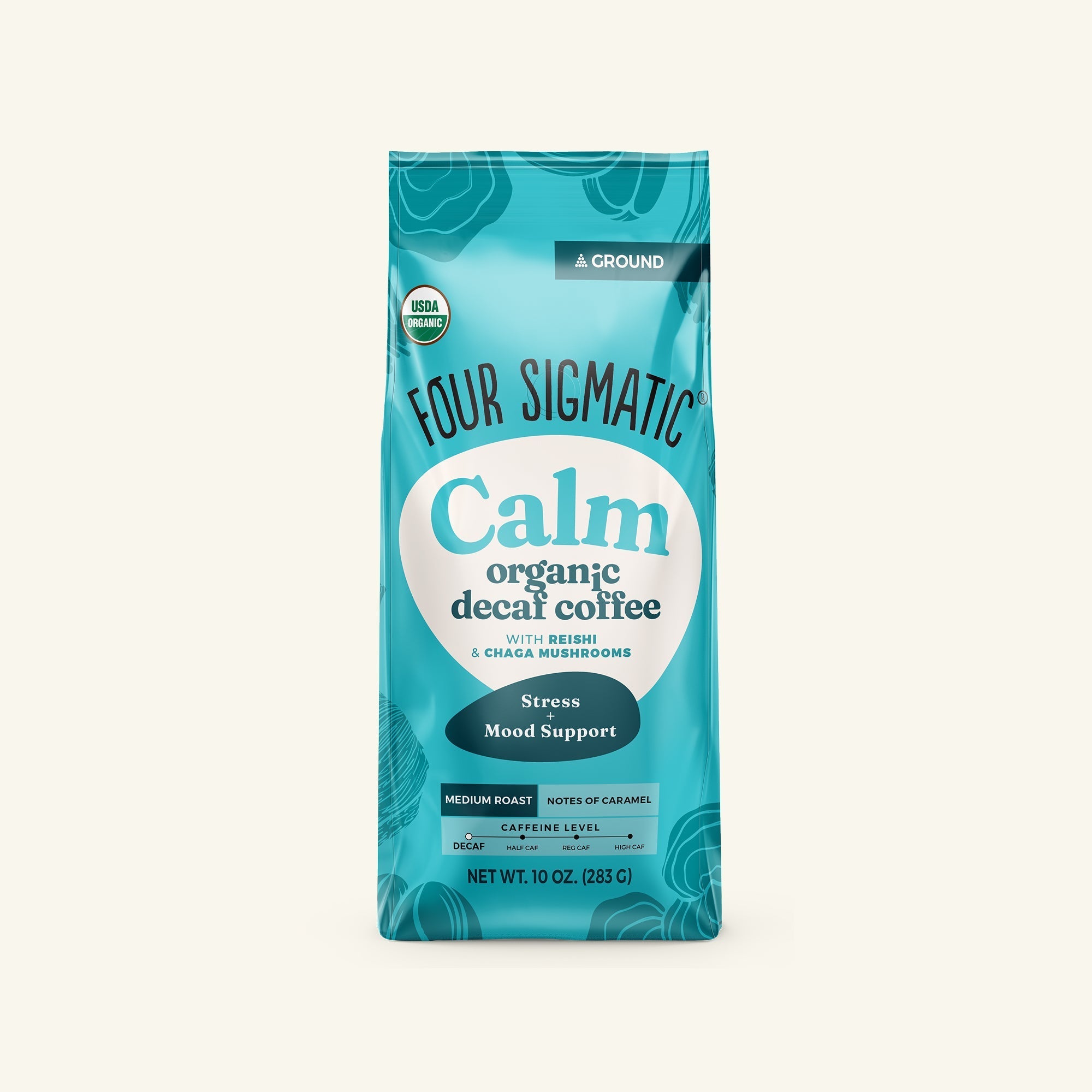 Calm Decaf Ground Coffee - Medium - Gut Support