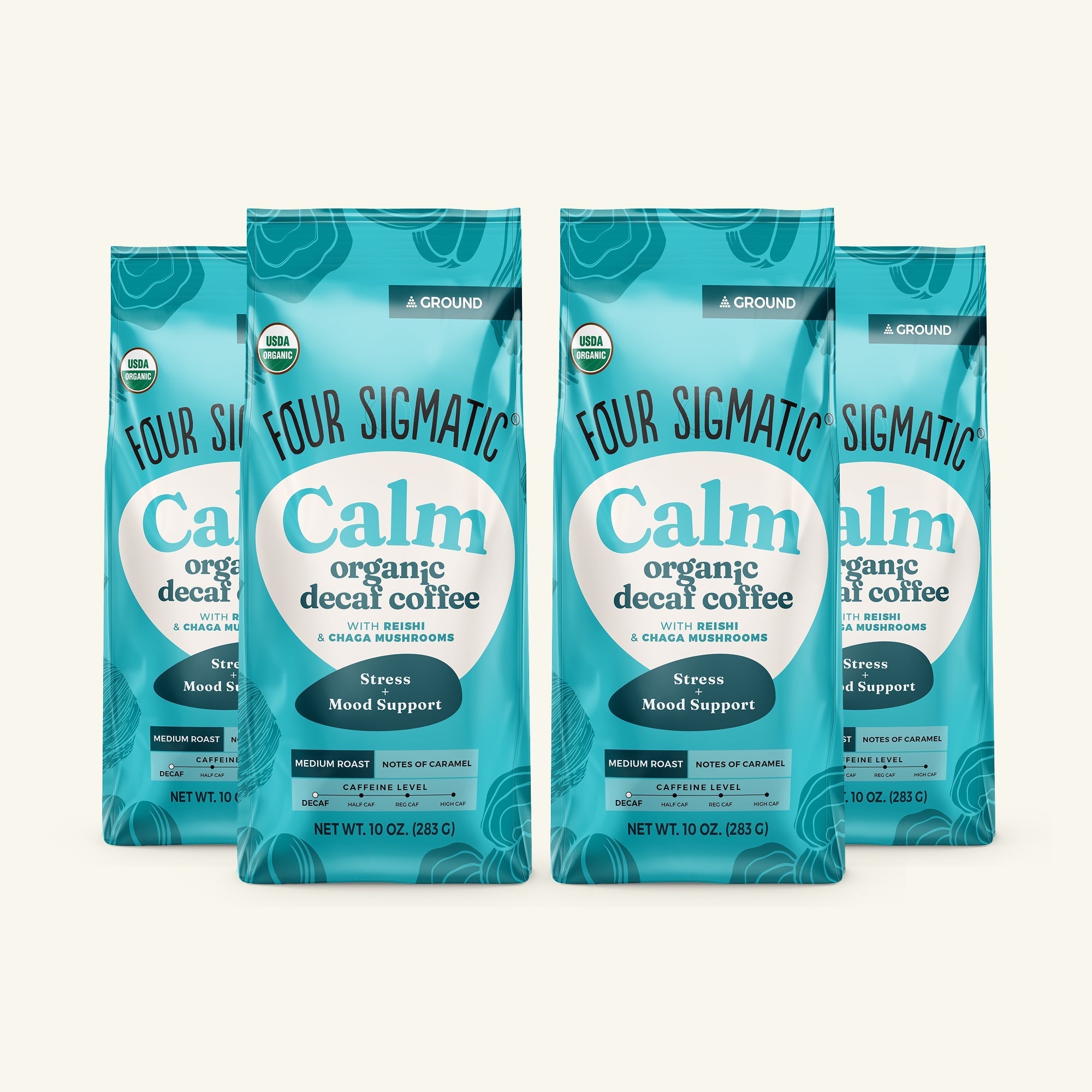 Calm Decaf Ground Coffee - Medium - Gut Support