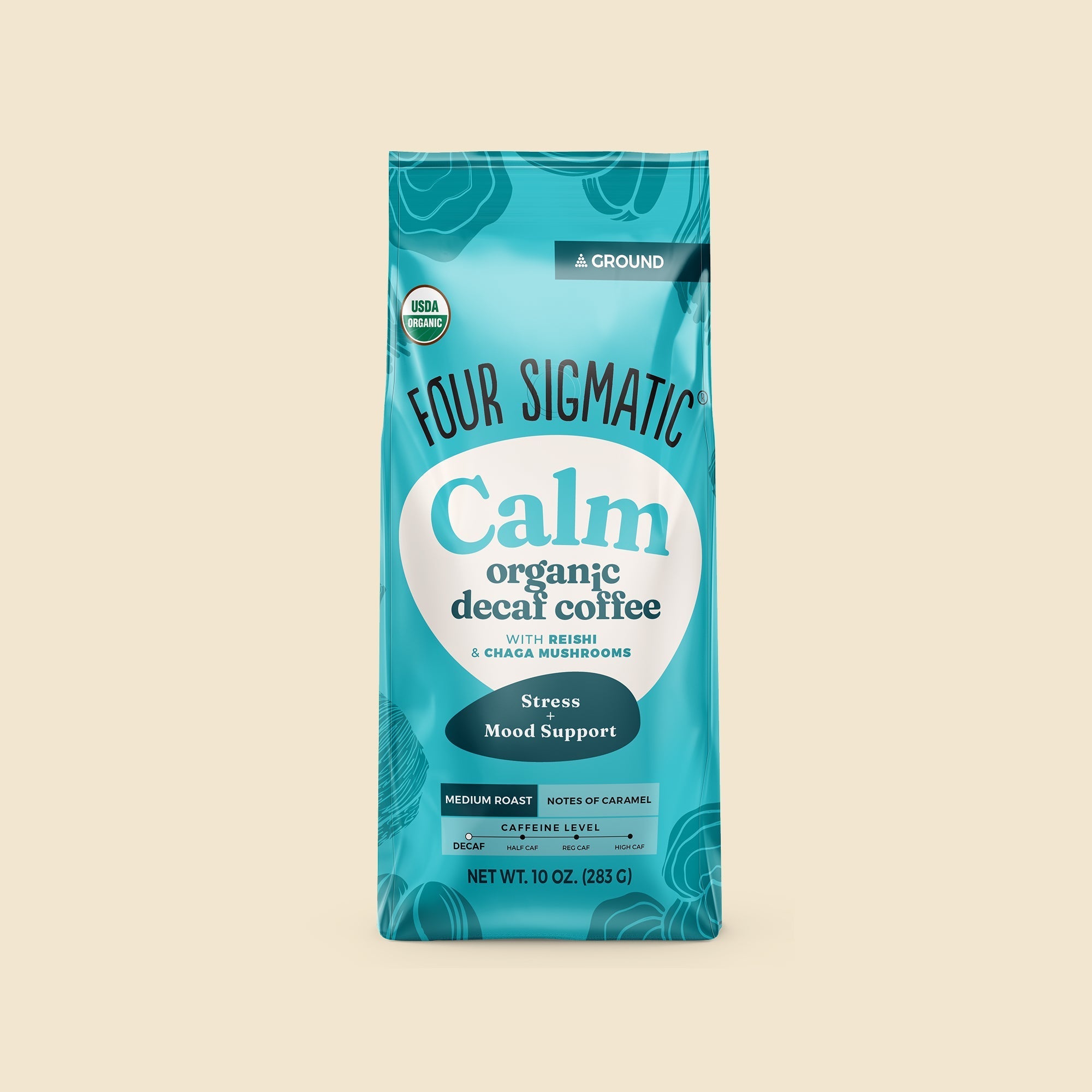 Calm Decaf Ground Coffee - Medium - Gut Support