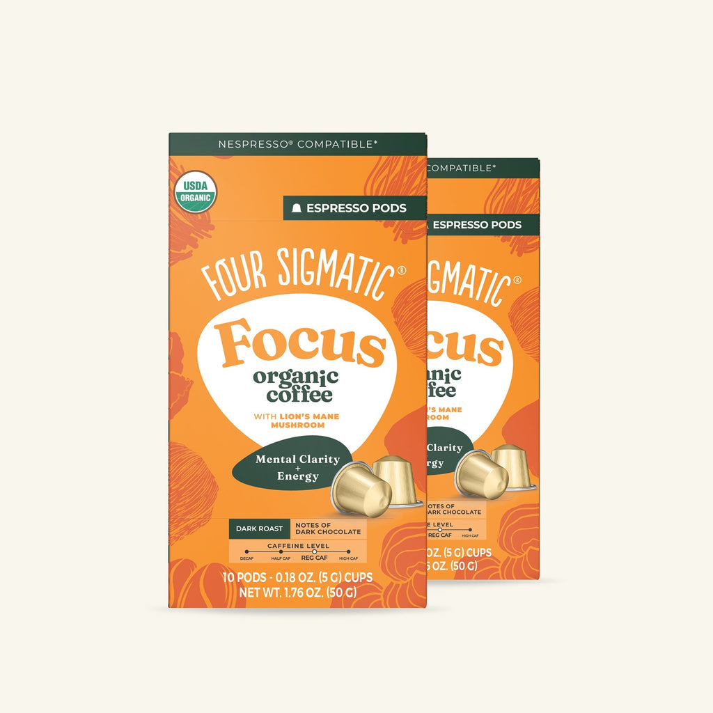Focus Dark Roast Espresso Pods (10ct) - Superfood Blend