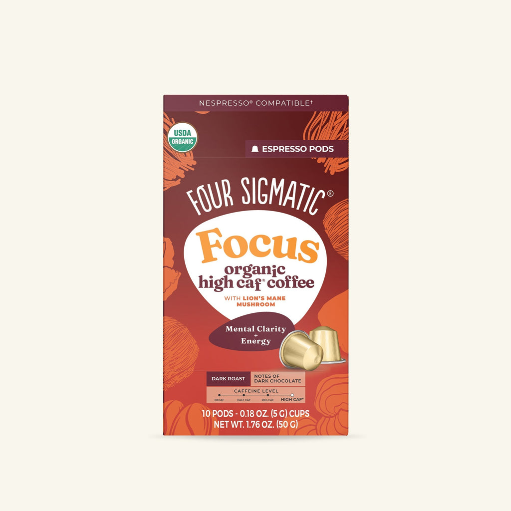 Focus Dark Roast High Caf Espresso Pods (10ct) - Clean Energy