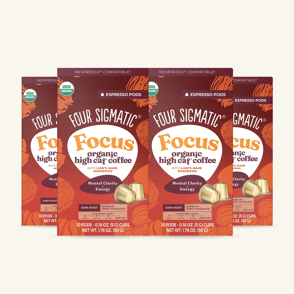 Focus Dark Roast High Caf Espresso Pods (10ct) - Clean Energy
