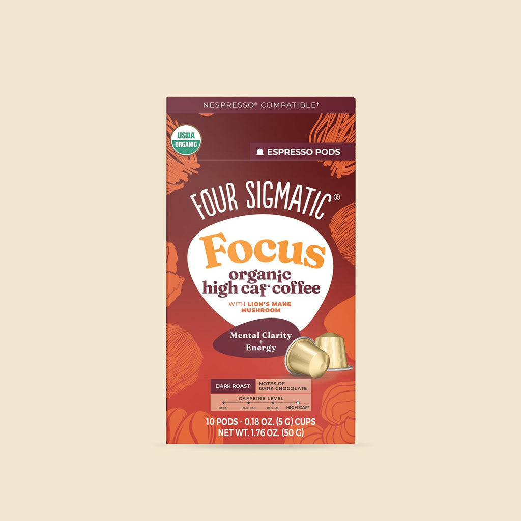 Focus Dark Roast High Caf Espresso Pods (10ct) - Clean Energy