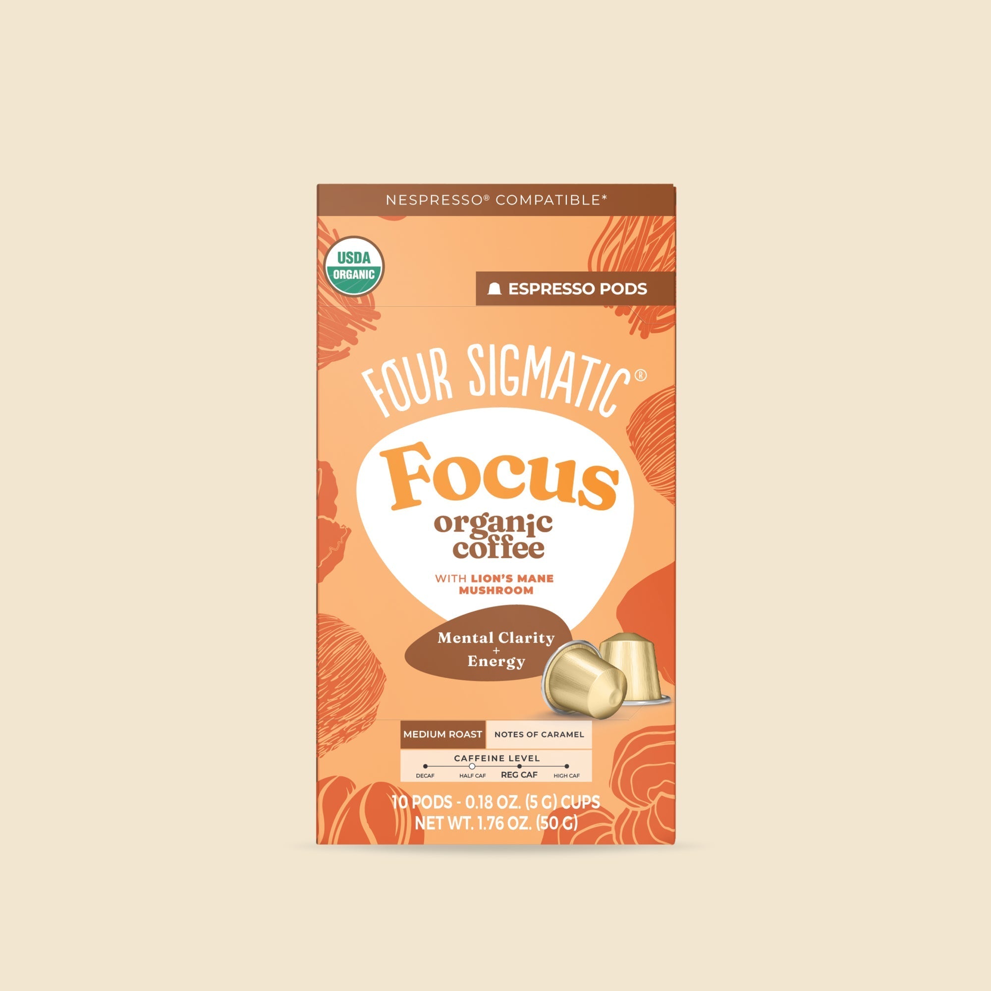 Focus Medium Roast Espresso Pods (10ct) - Workday Focus