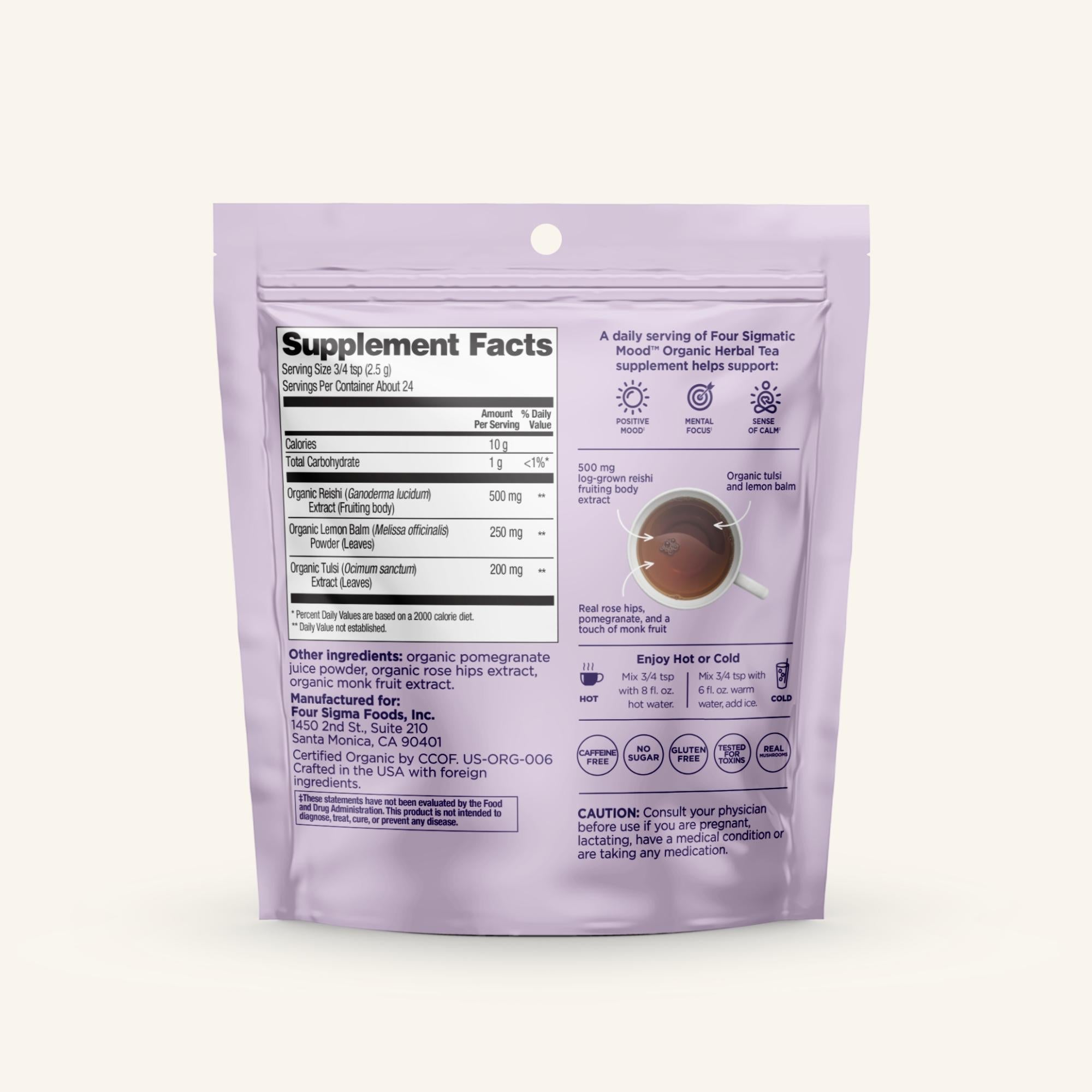Mood Herbal Tea - Coffee Alternative