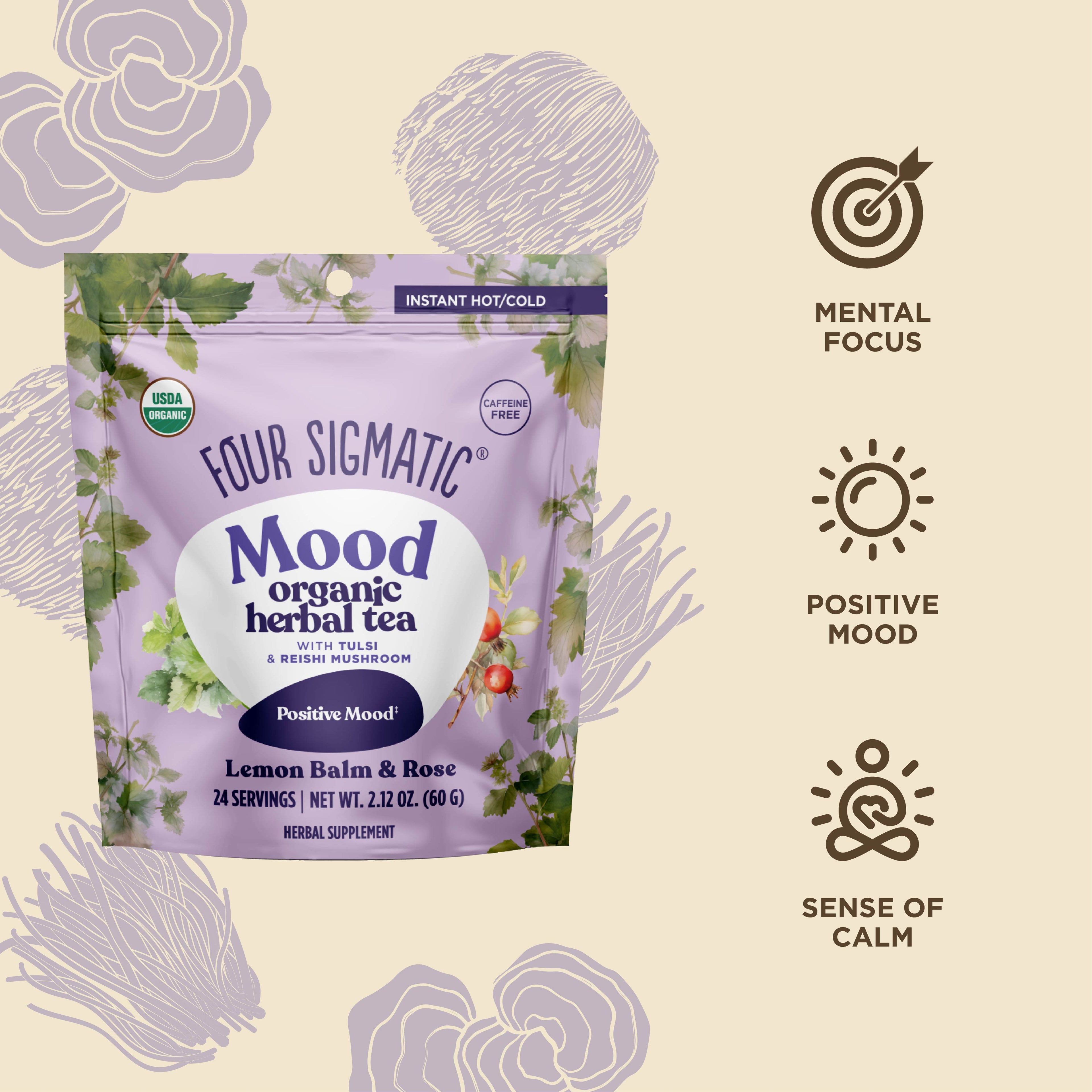 Mood Herbal Tea - Coffee Alternative