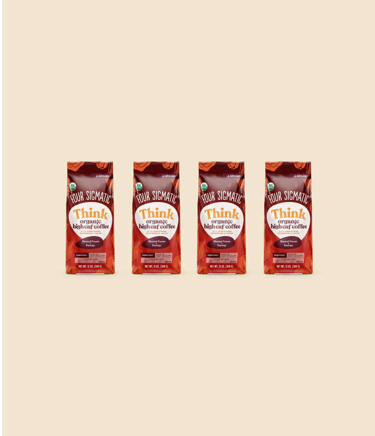 Think Ground Hi-Caf Coffee with Lion's Mane and Yacon - Premium Coffee