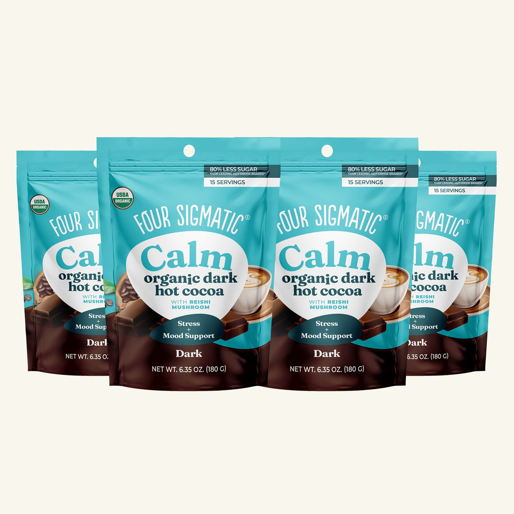 Calm Dark Hot Cocoa - Mushroom Coffee