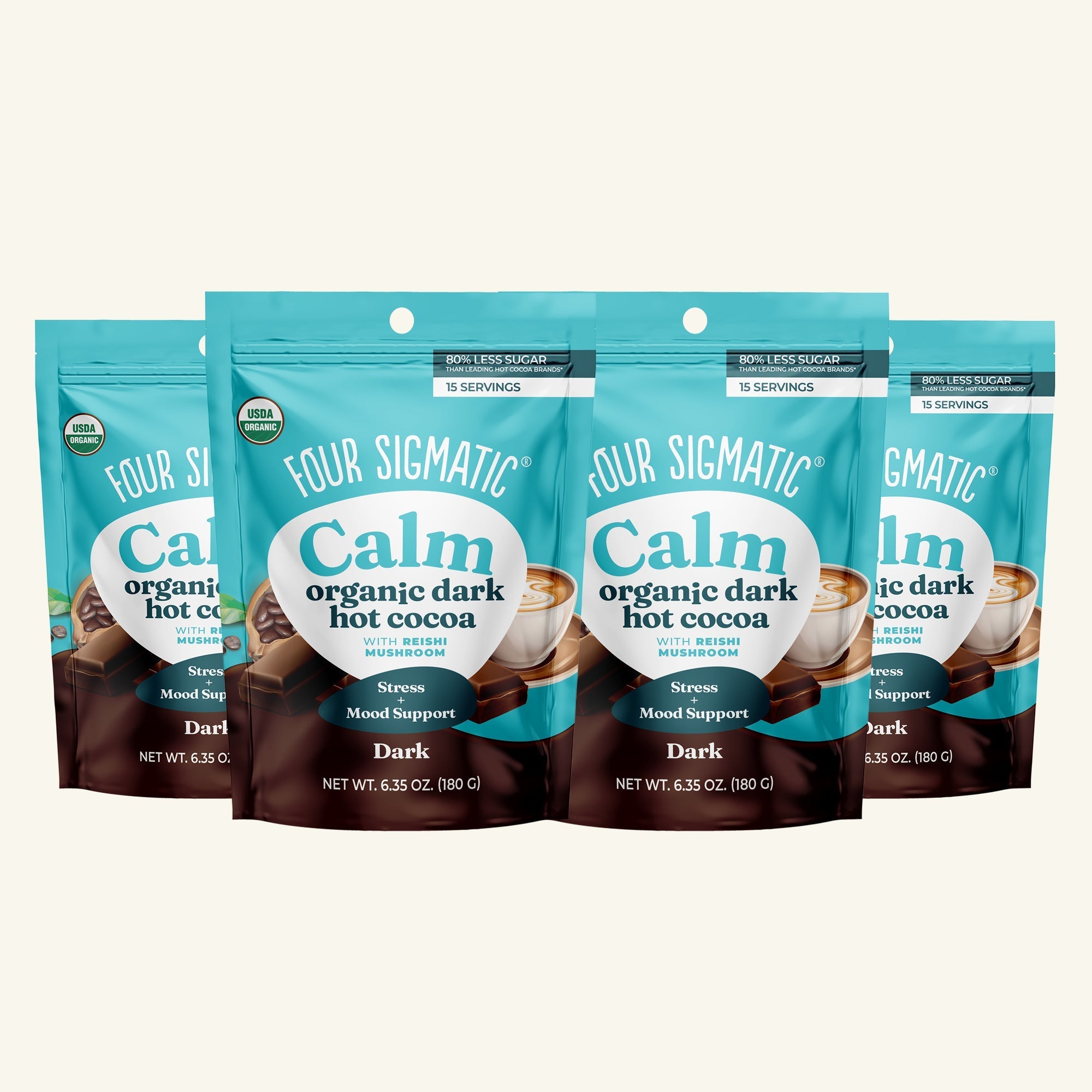 Calm Dark Hot Cocoa - Mushroom Coffee