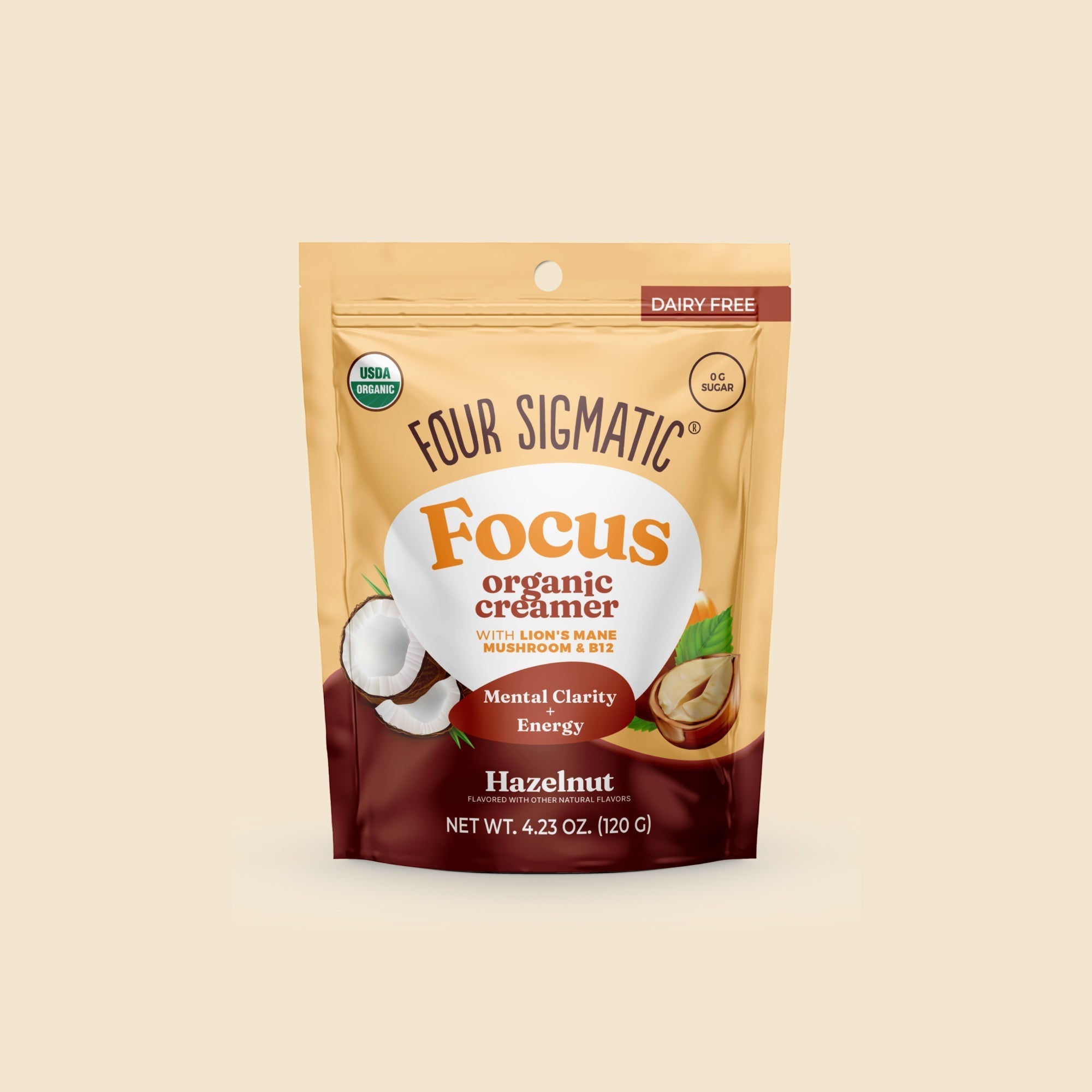 Focus Creamer – Hazelnut - Energy Coffee