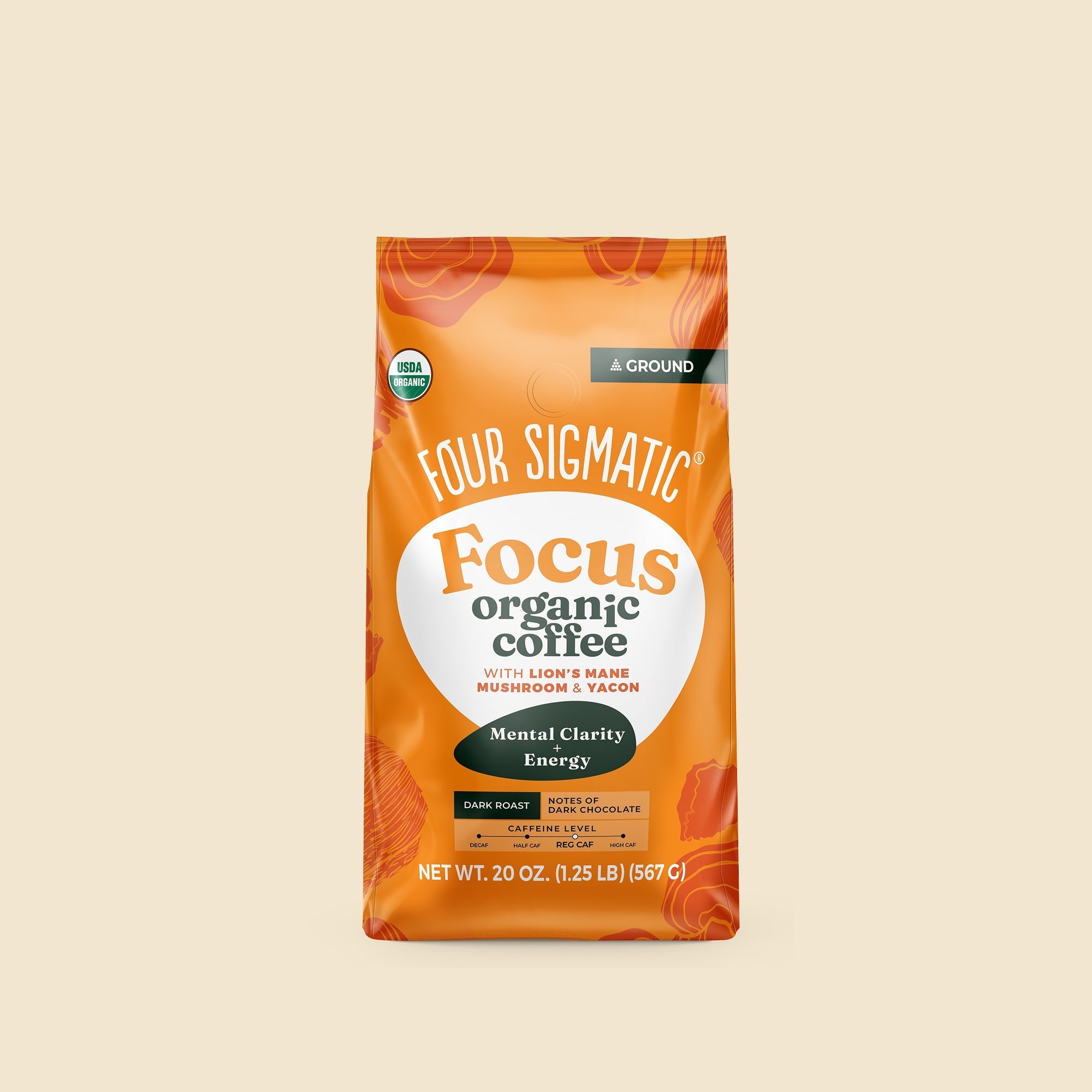 Focus Ground Coffee - Dark (20oz) - For Everyday Wellness