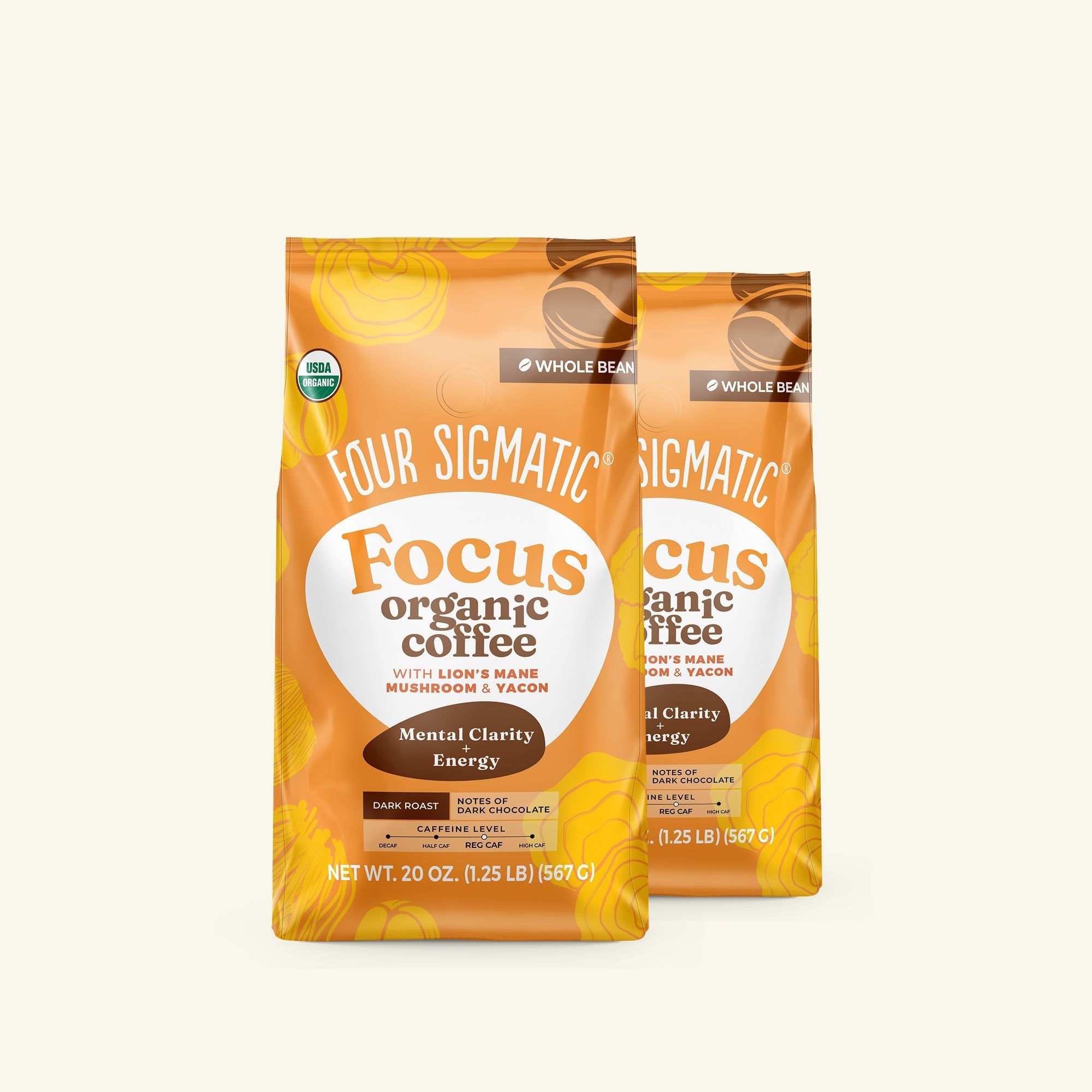 Focus Whole Bean Coffee - Dark (20oz) - Smooth Brew