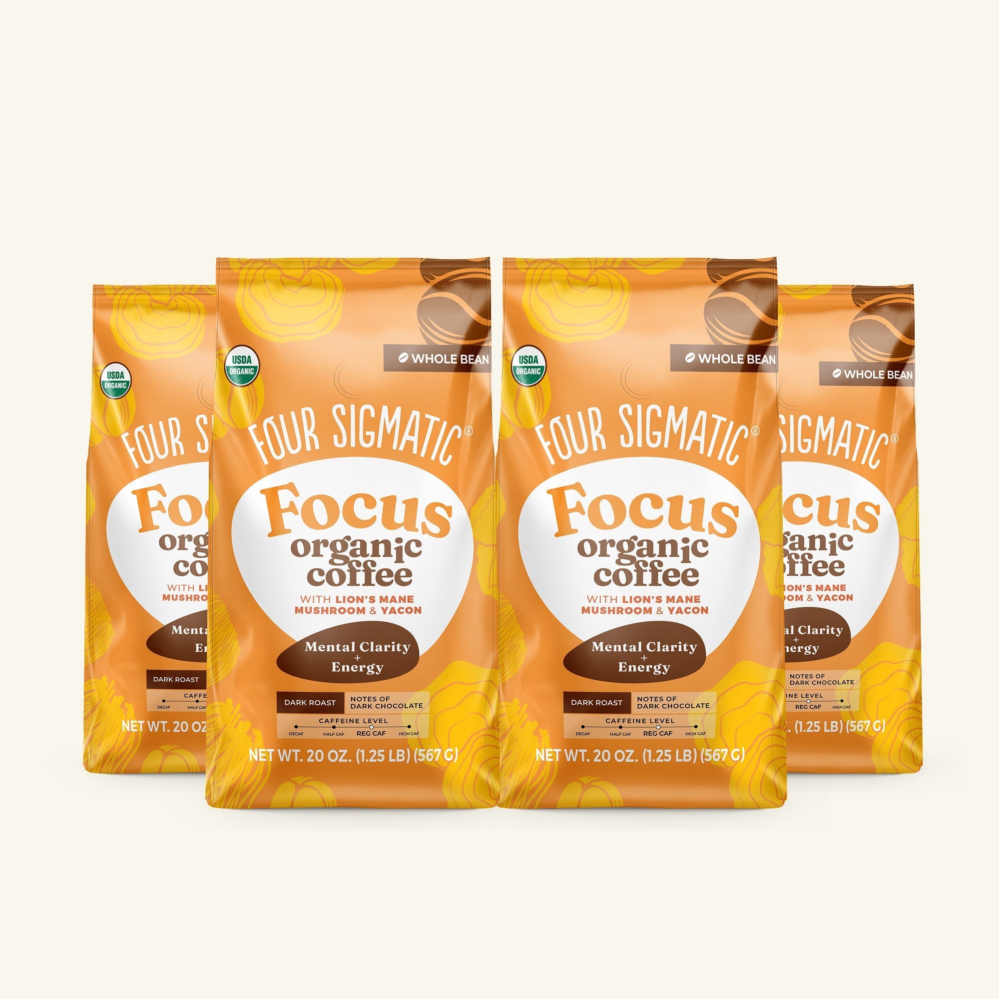 Focus Whole Bean Coffee - Dark (20oz) - Smooth Brew