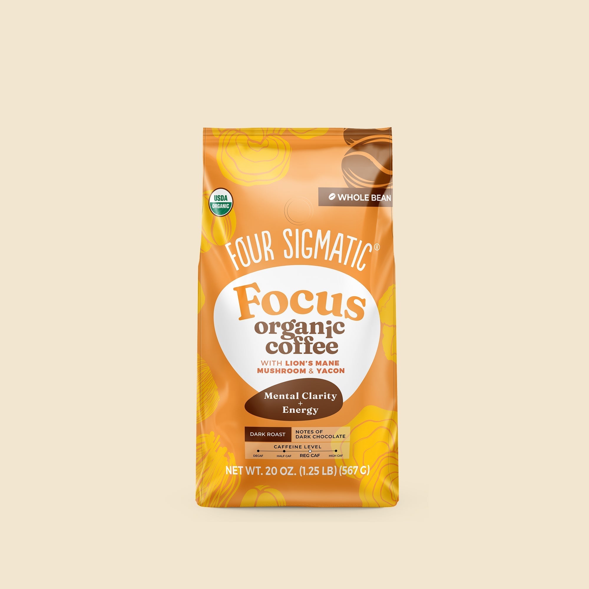 Focus Whole Bean Coffee - Dark (20oz) - Smooth Brew