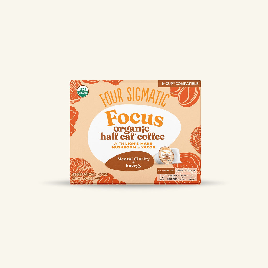 Focus Half-Caf Coffee Pods (24ct) - Clean Coffee