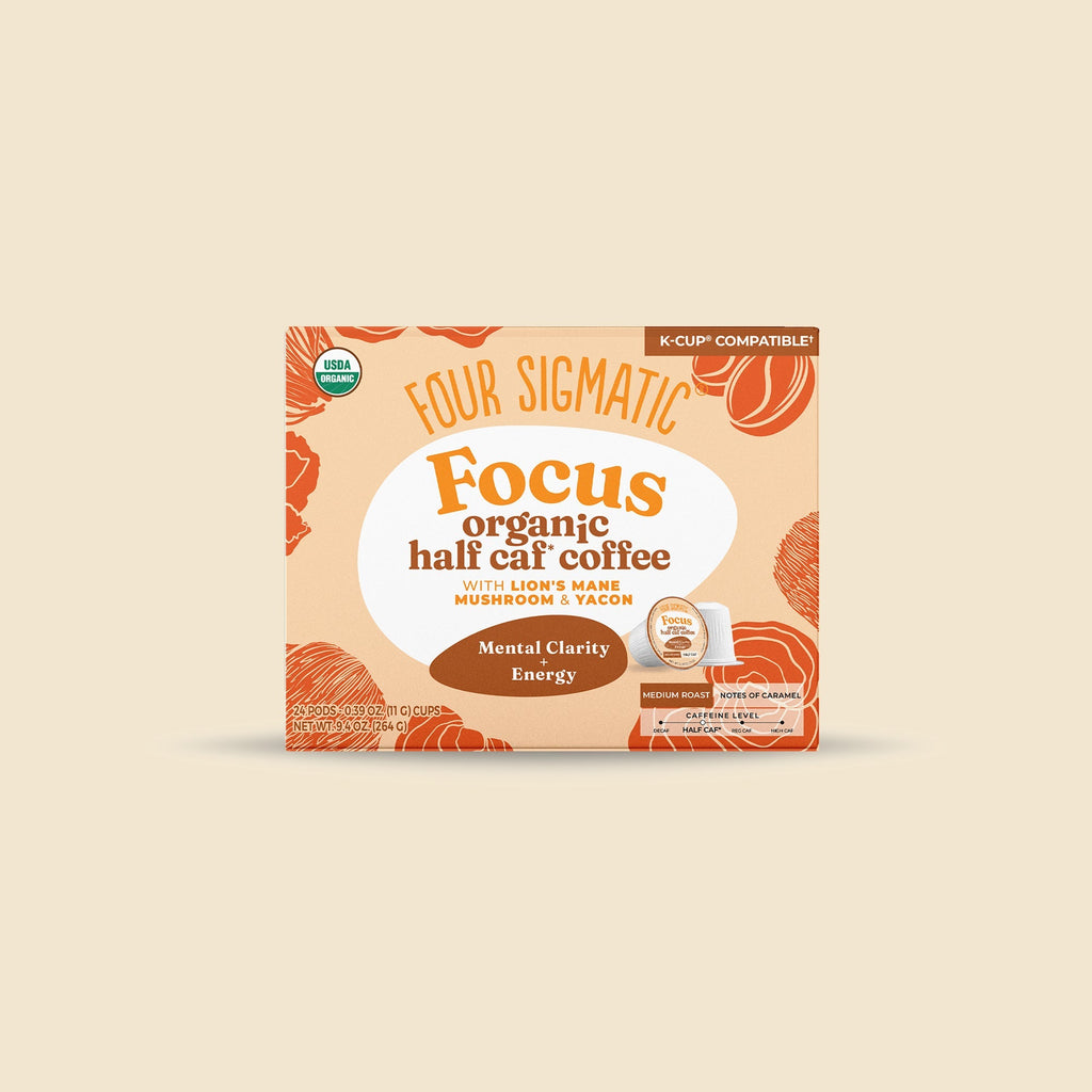 Focus Half-Caf Coffee Pods (24ct) - Clean Coffee