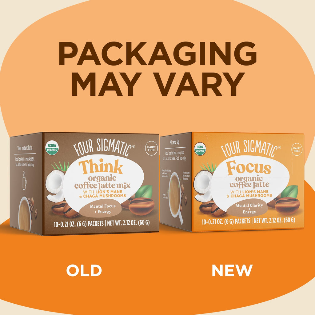 Focus Instant Coffee Latte, Packets - Mushroom Coffee