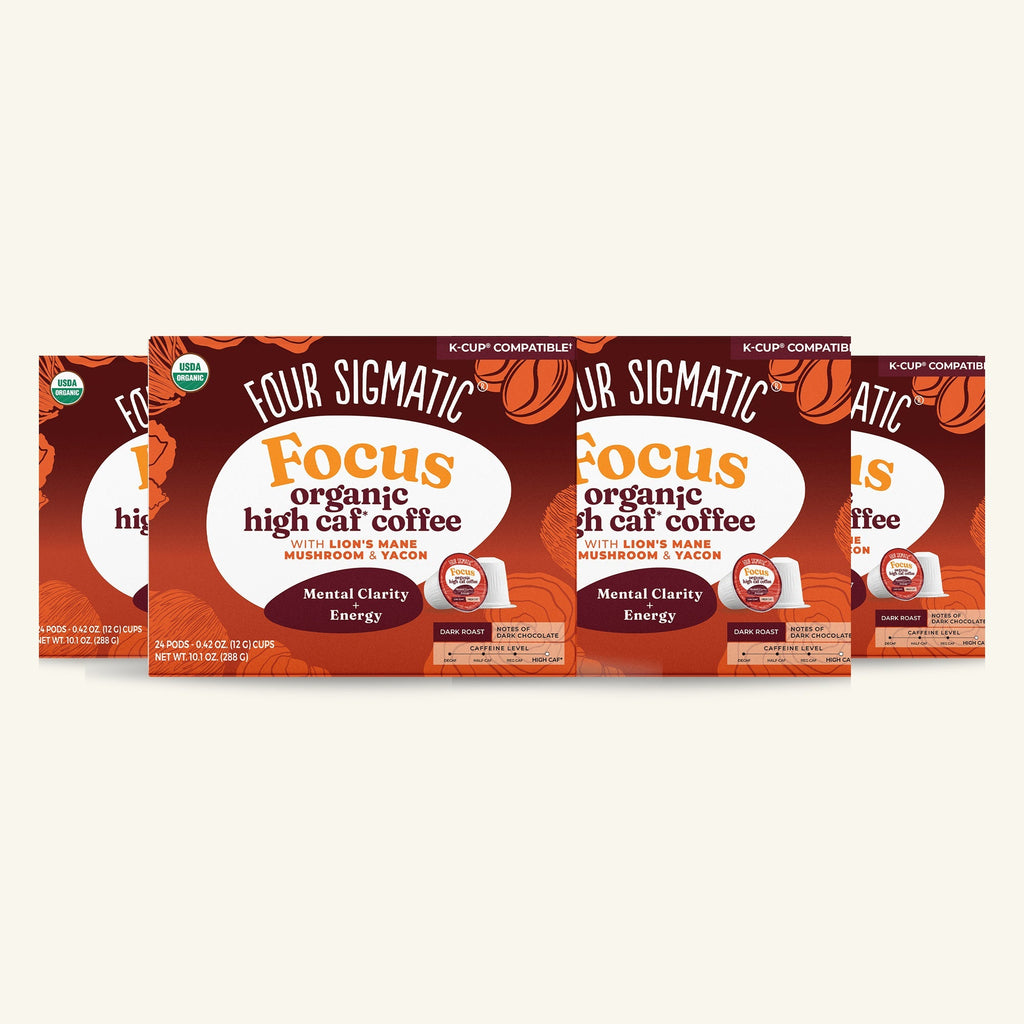 Focus High Caf Coffee Pods (24ct) - Clean Start