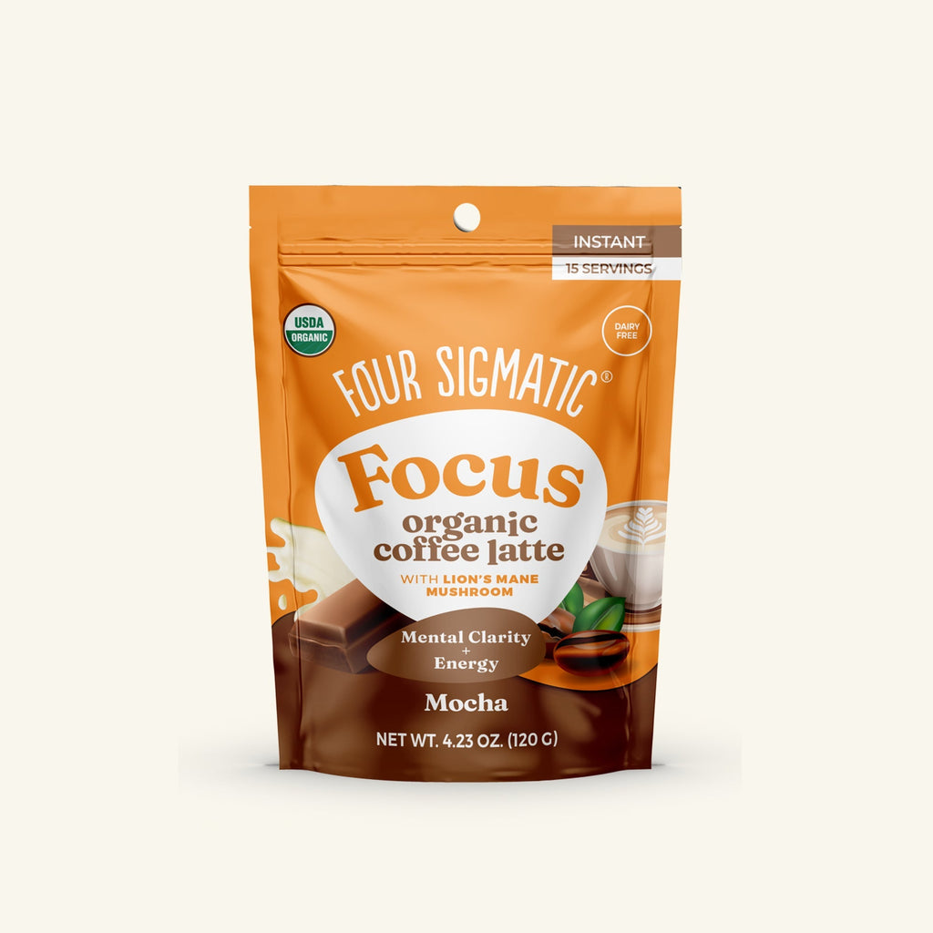 Focus Organic Coffee Latte - Mocha - Wellness Support