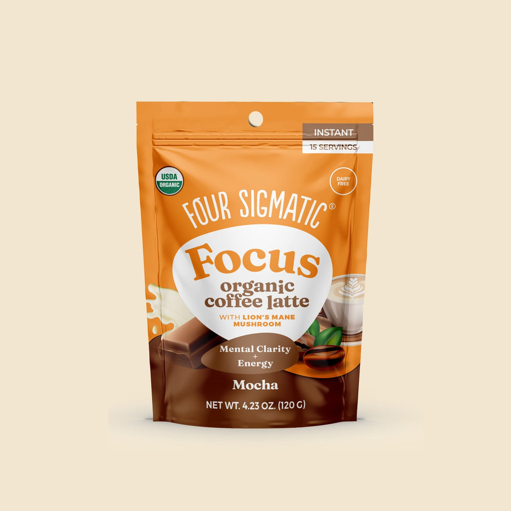 Focus Organic Coffee Latte - Mocha - Wellness Support