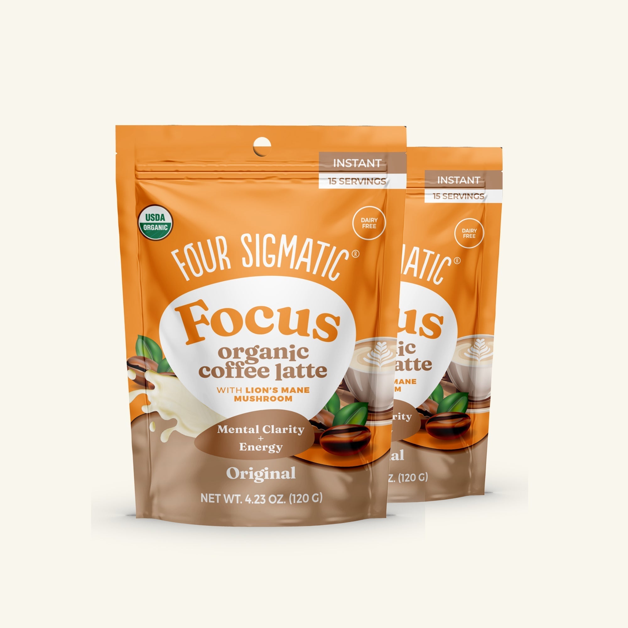 Focus Organic Coffee Latte - Original - Coffee Upgrade