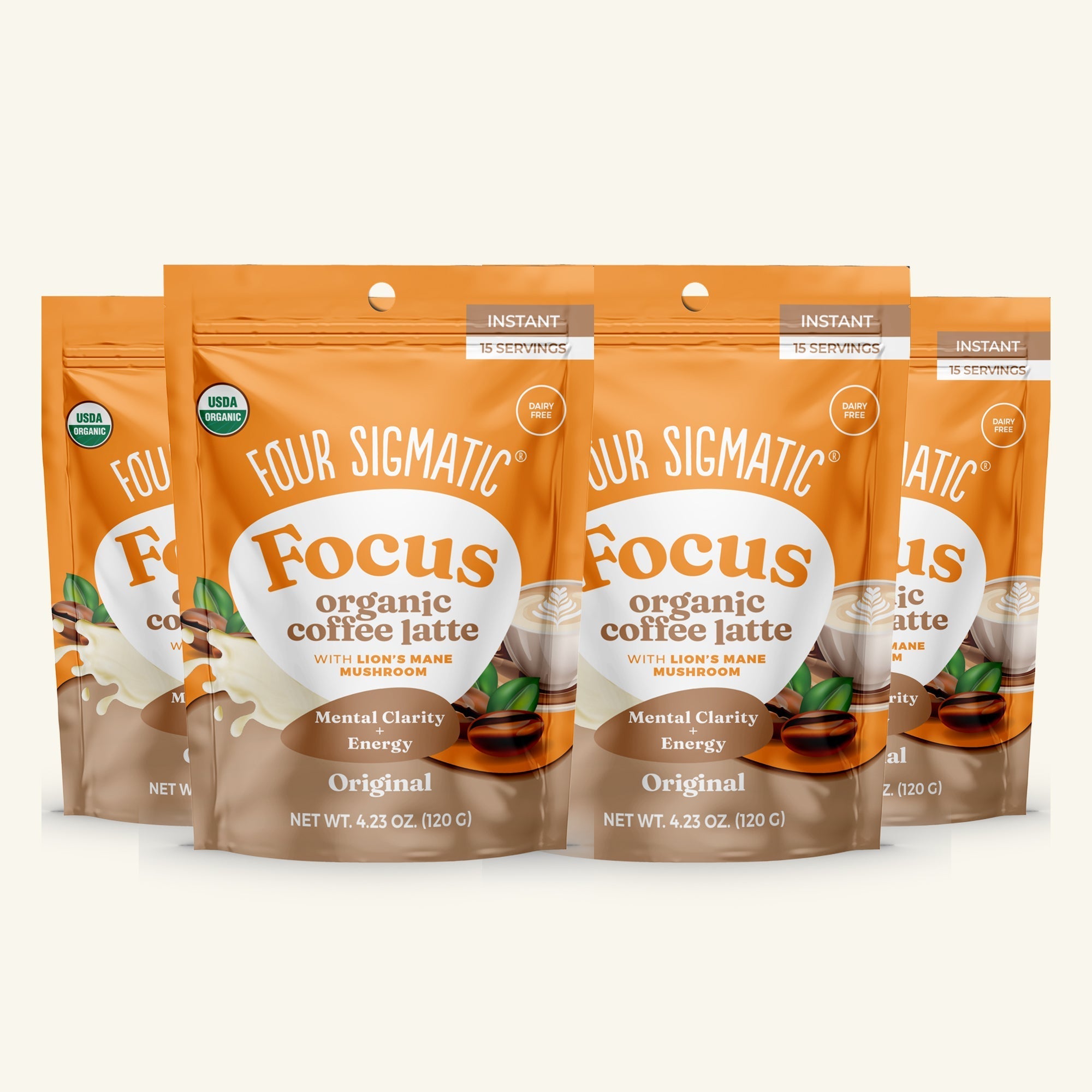 Focus Organic Coffee Latte - Original - Coffee Upgrade