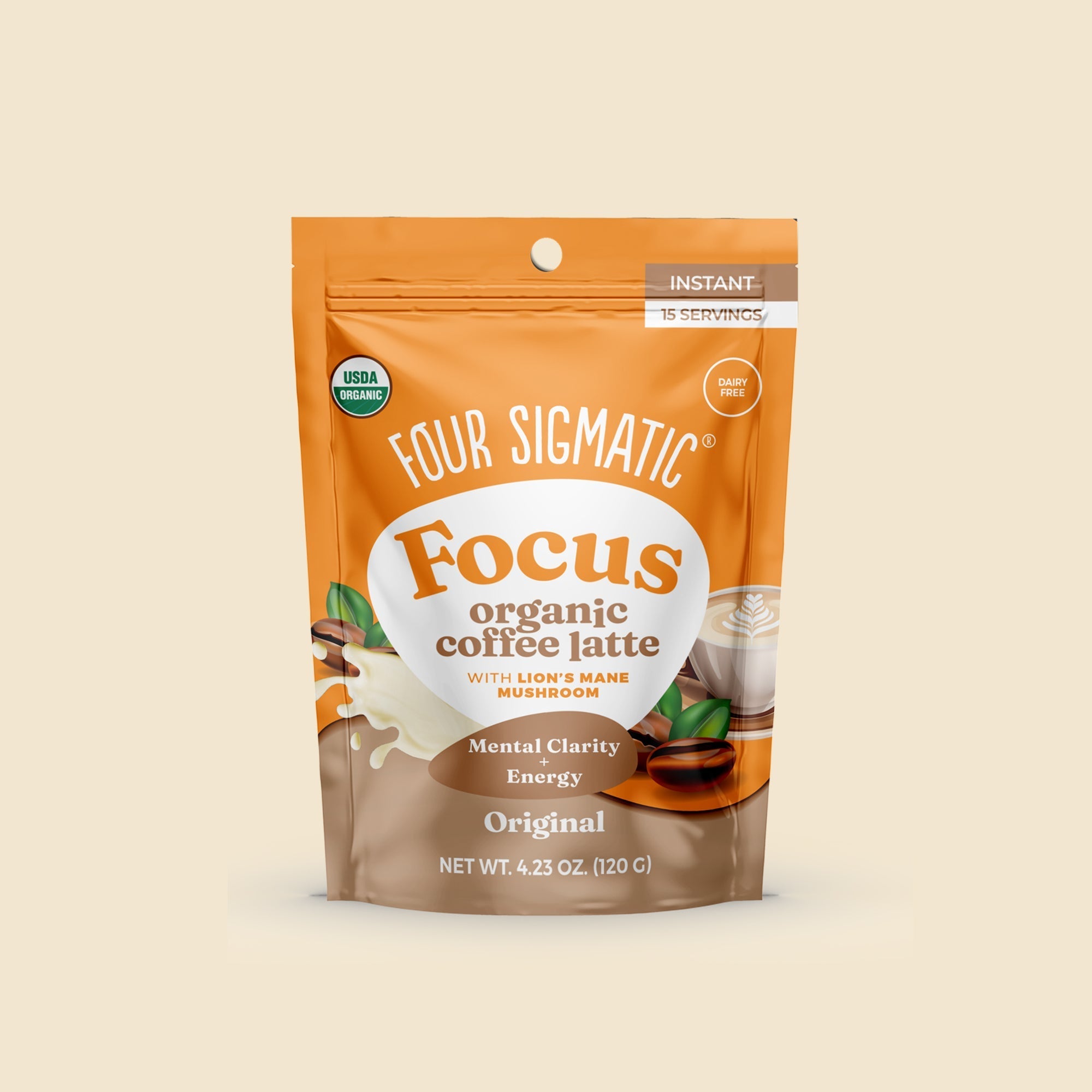Focus Organic Coffee Latte - Original - Coffee Upgrade