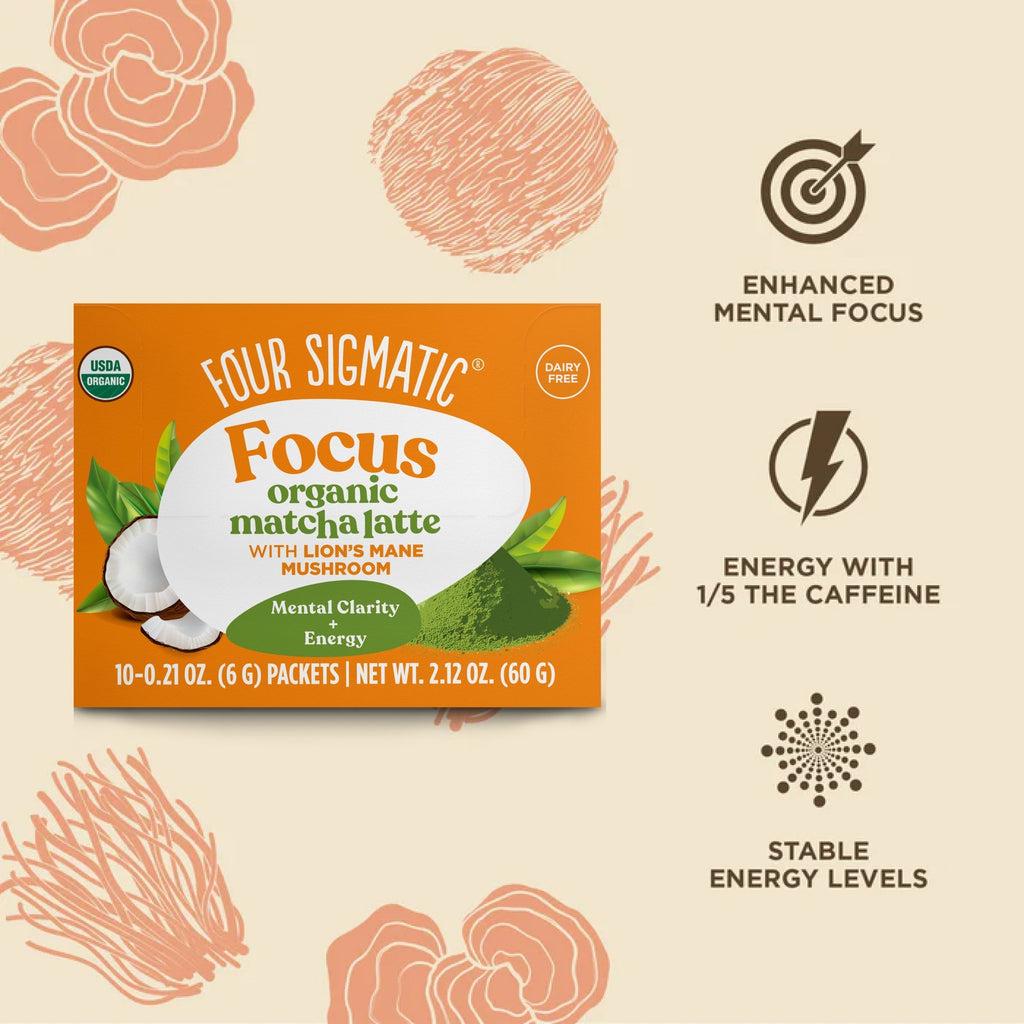 Focus Matcha Latte, Packets - For Everyday Wellness