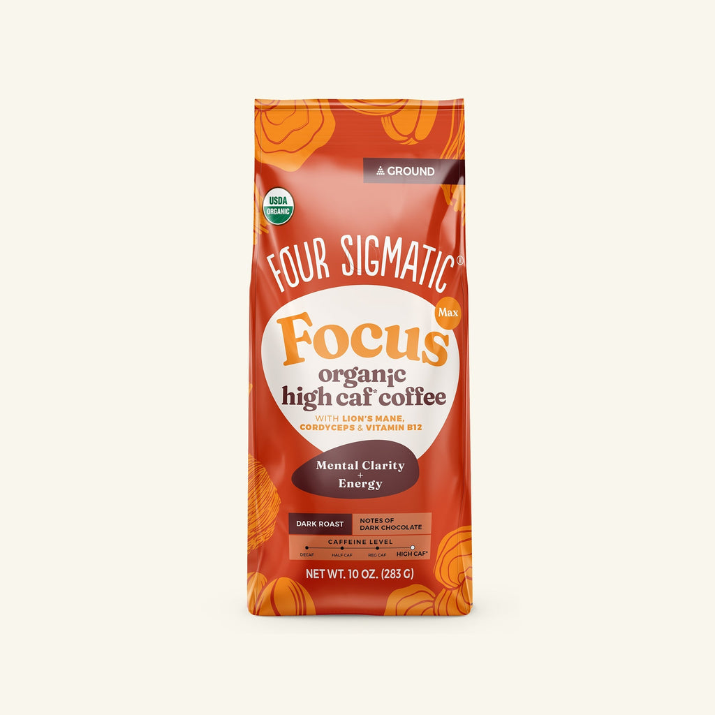 Focus Max High Caf Ground Coffee - Dark - Premium Coffee