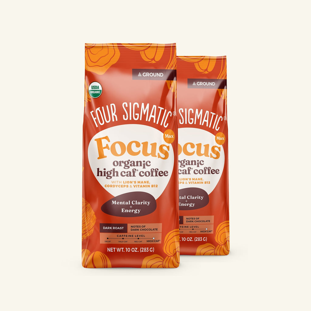 Focus Max High Caf Ground Coffee - Dark - Premium Coffee