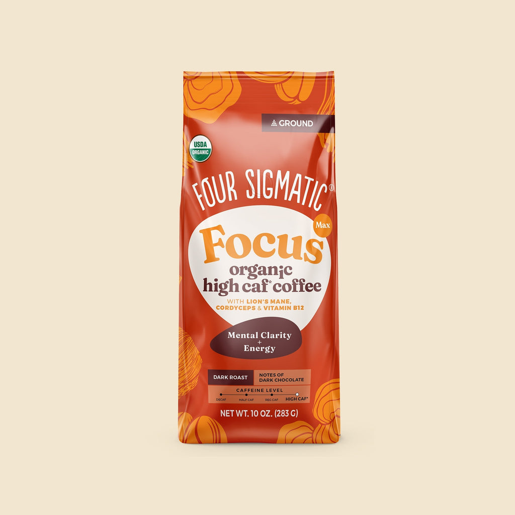 Focus Max High Caf Ground Coffee - Dark - Premium Coffee
