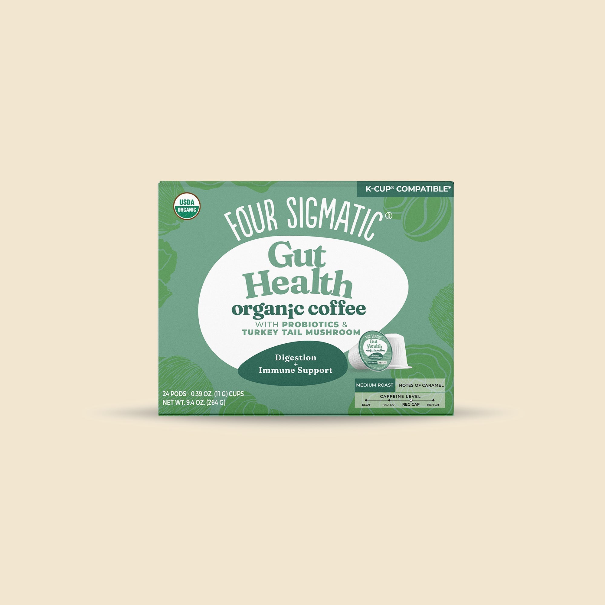Gut Health Coffee Pods (24ct) - Wellness Coffee