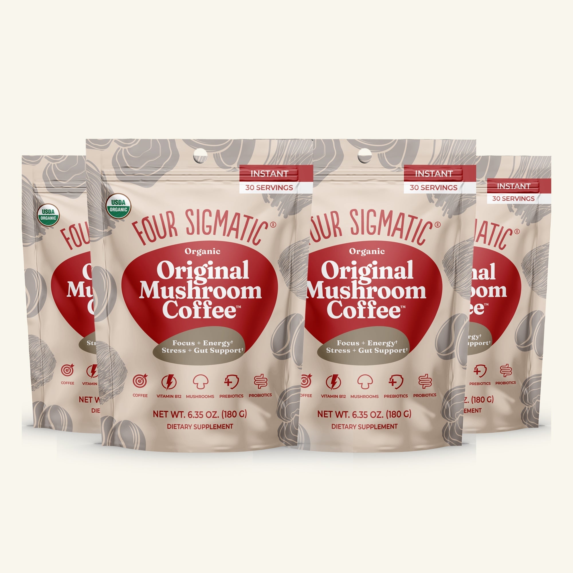 Original Mushroom Coffee™ (30 Doses) - Smooth Coffee