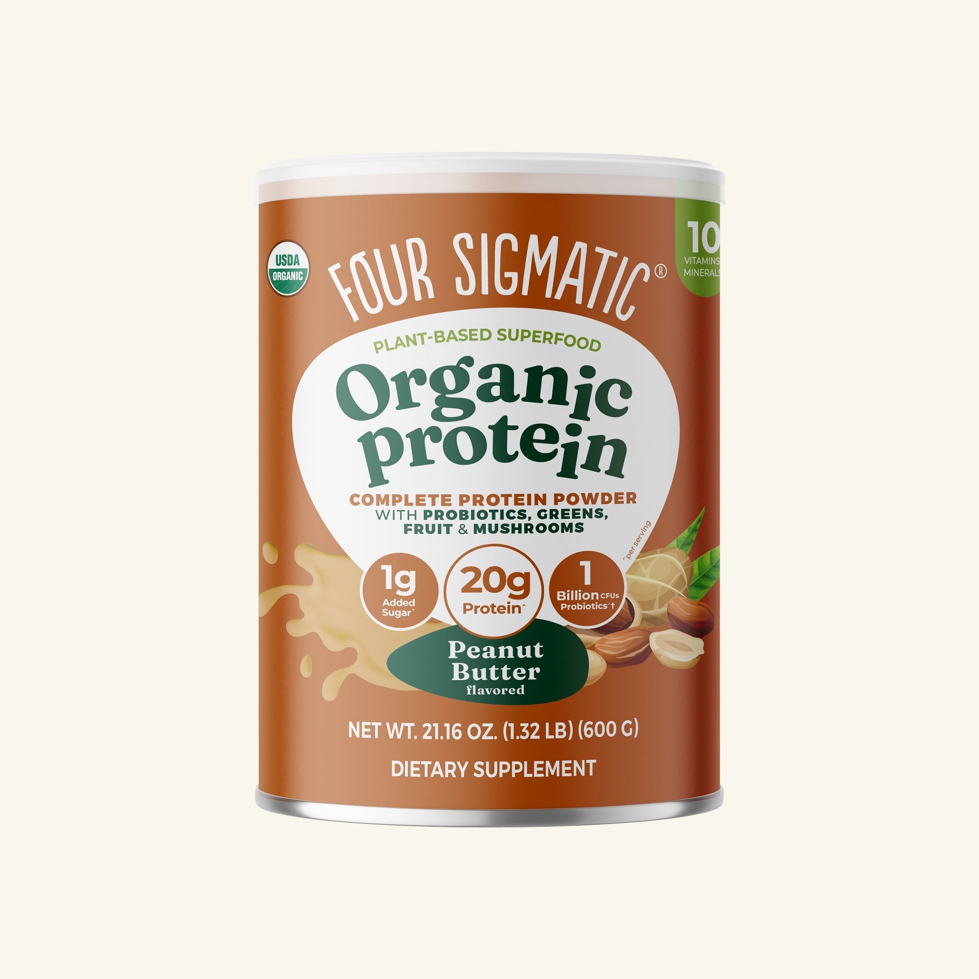 Plant-Based Protein – Peanut Butter - Morning Coffee