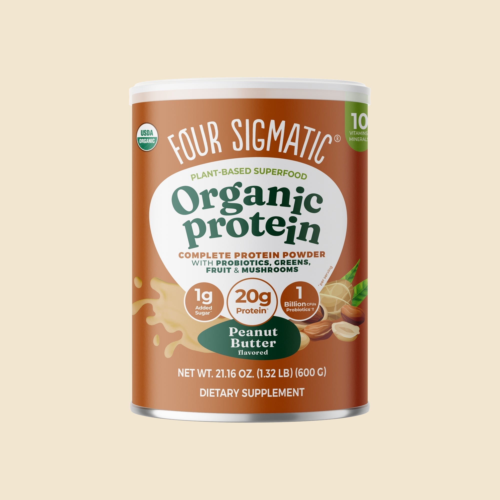 Plant-Based Protein – Peanut Butter - Morning Coffee