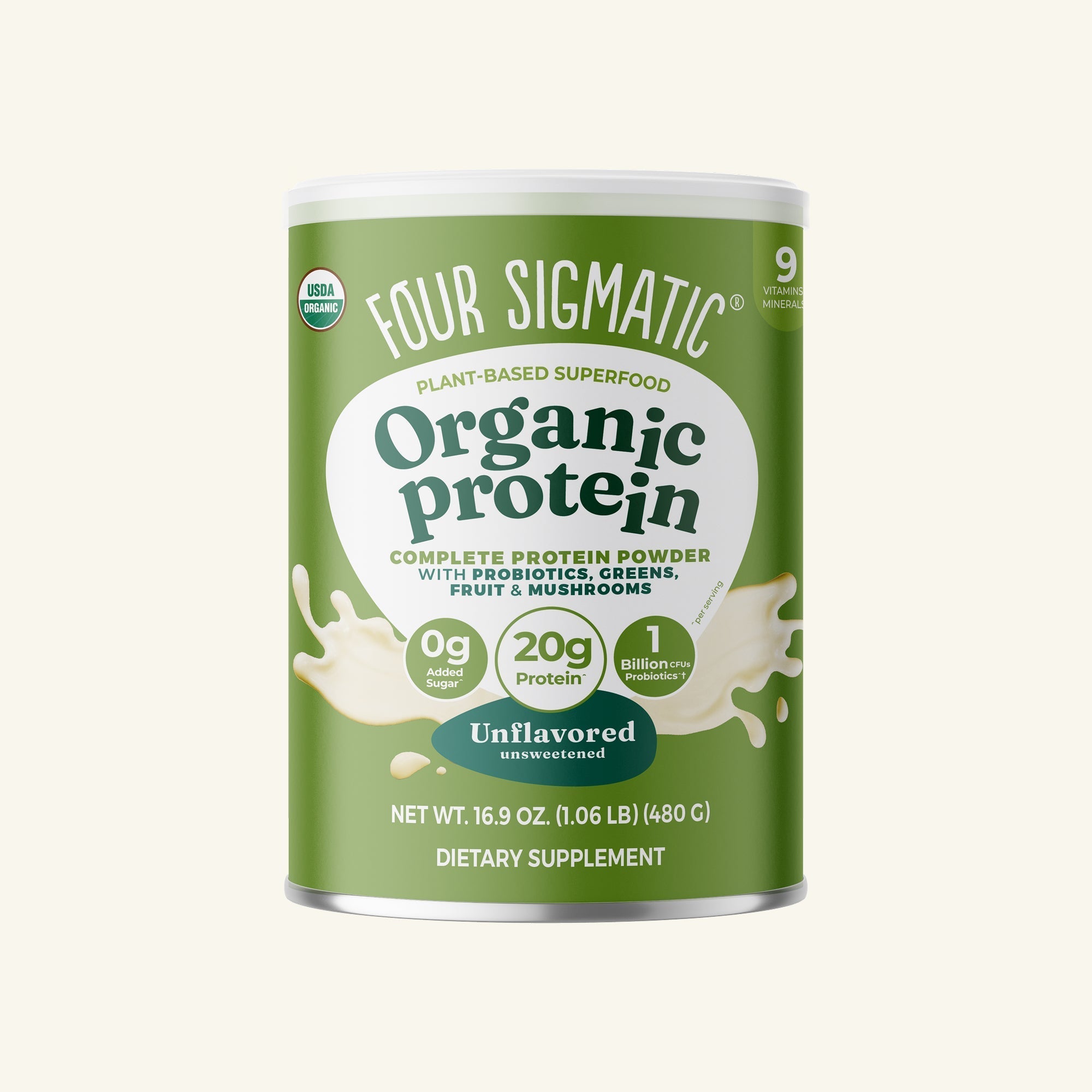 Plant-Based Protein – Unflavored - Superfood Blend