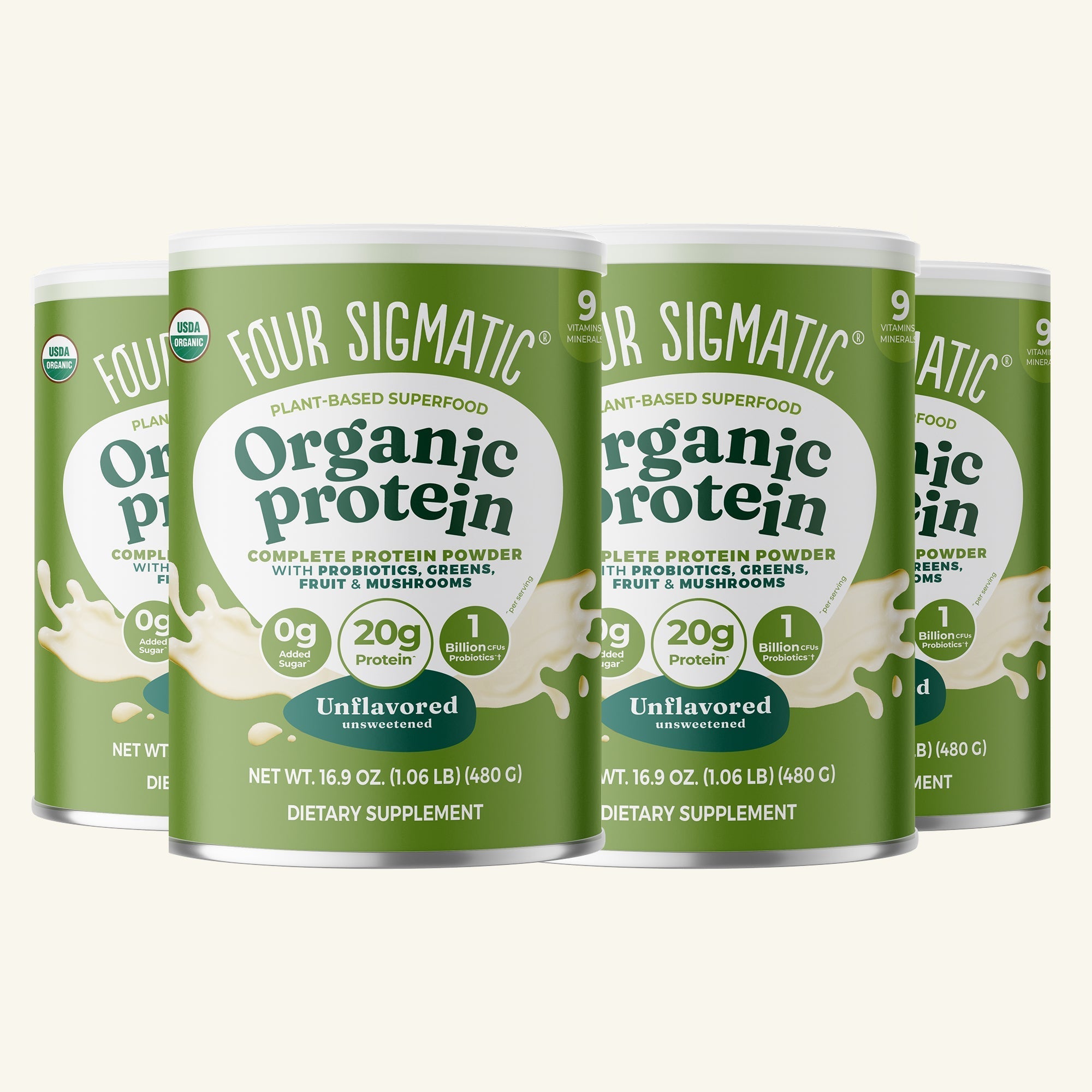 Plant-Based Protein – Unflavored - Superfood Blend