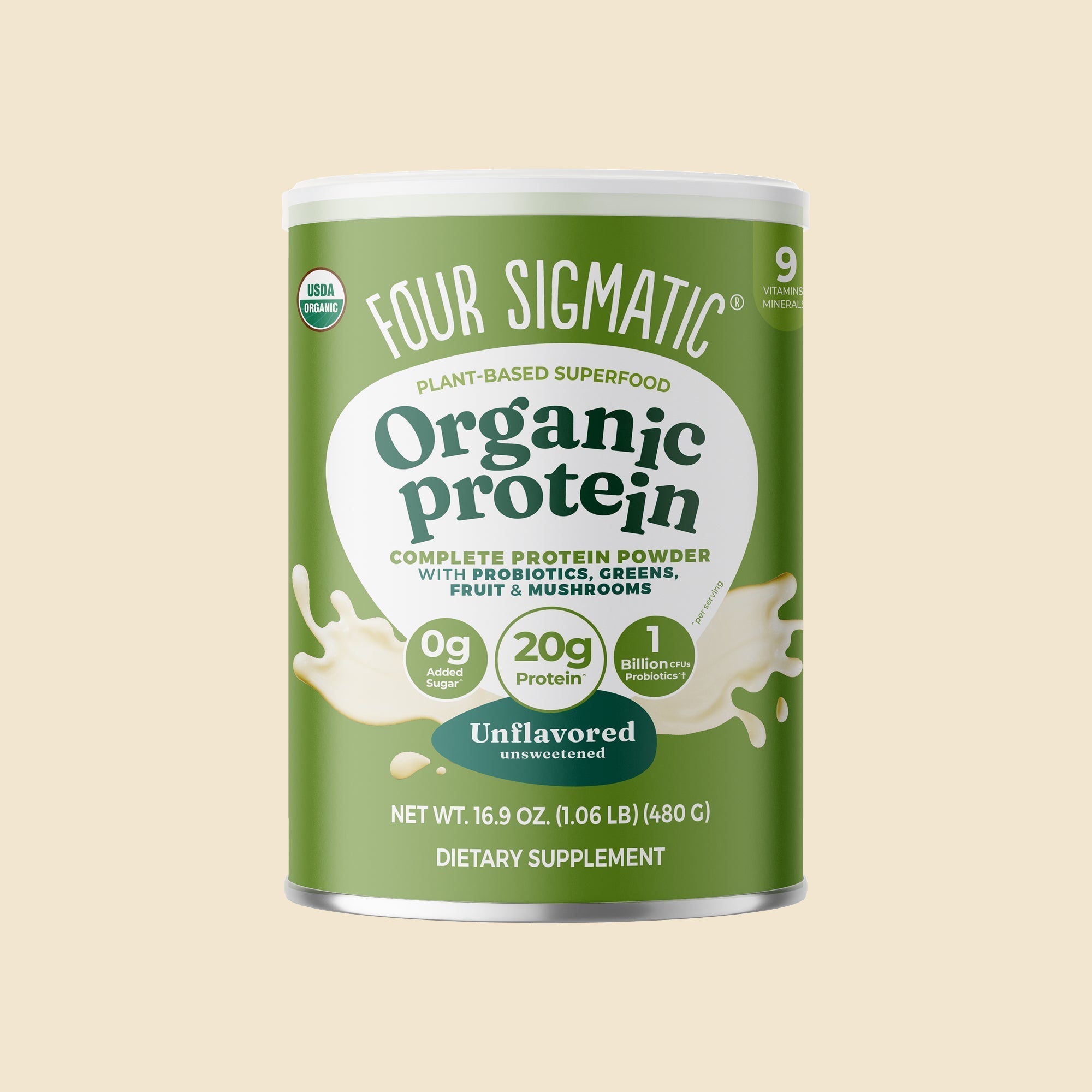 Plant-Based Protein – Unflavored - Superfood Blend