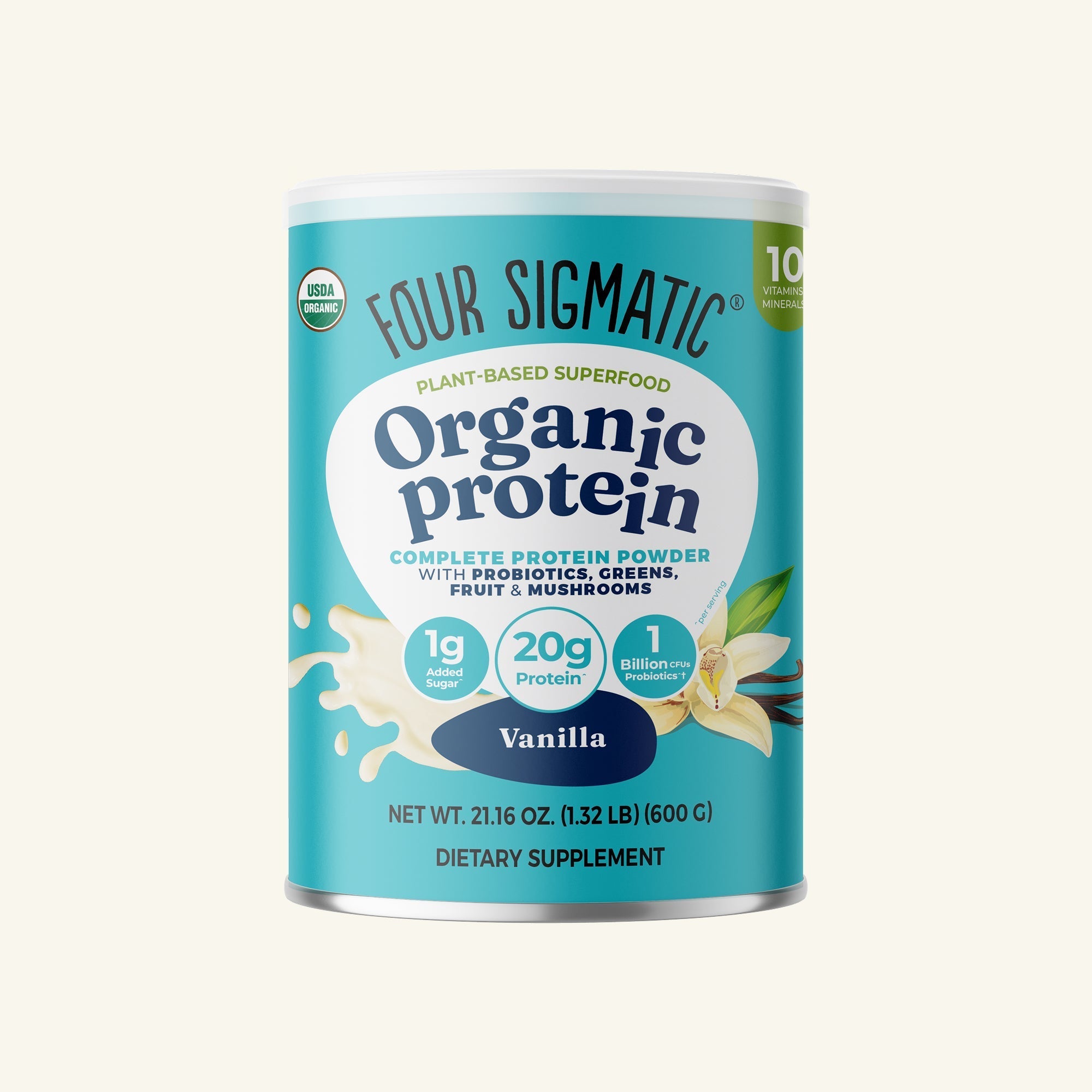 Plant-Based Protein – Vanilla - Organic Coffee